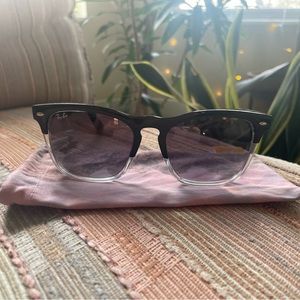 Ray Ban Steve Grey Gradient Square Unisex Sunglasses